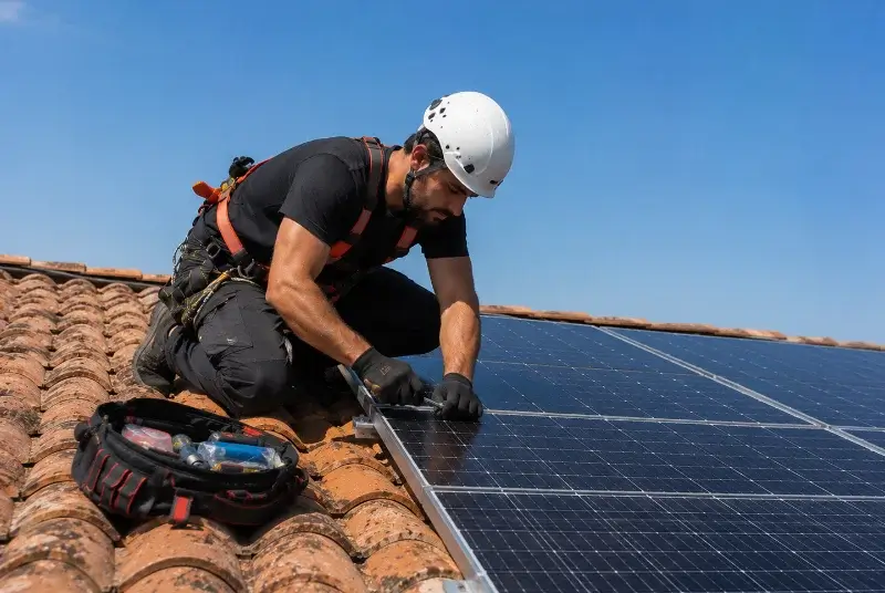 Maintenance et monitoring de panneaux solaires à Saint-Paul-Mont-Penit