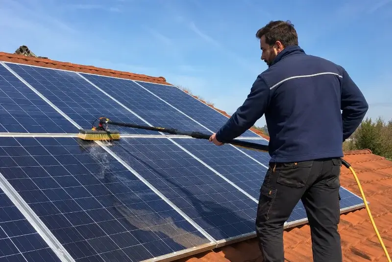 Nettoyage et entretien de panneaux solaires à Saint-Paul-Mont-Penit
